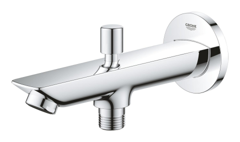 Pipa cada Grohe BauCosmopolitan aparenta, diverter, montare pe perete, crom [4]