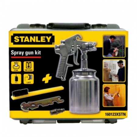 Pistoale de vopsit - Pistol de vopsit cu aspiratie 1L Stanley® - 160123XSTN