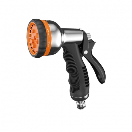 Scule montaj irigatii - Pistol Claber 96220000 pentru udat cu 8 functii metal cromat