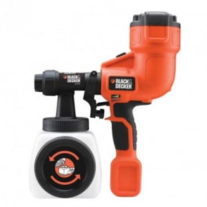 Pistoale de vopsit - Pistol pulverizare fina Black+Decker 400W 1200ML - HVLP200