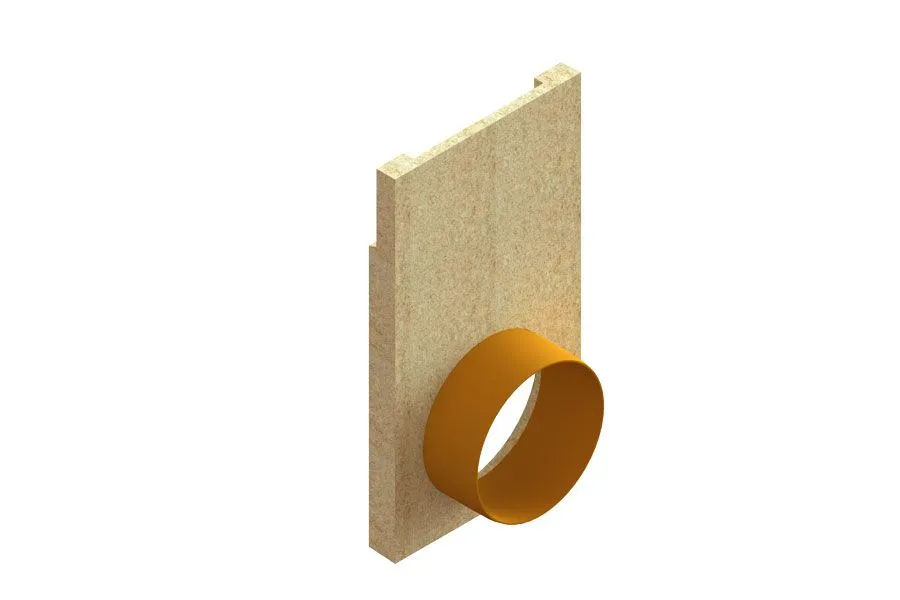 Placa capat polimerbeton MONO pentru rigola LN200 Hext.510 cu iesire orizontala DN160 Vodaland gama Drain