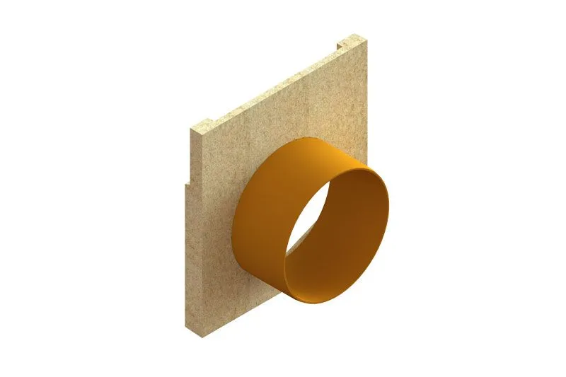 Placa capat polimerbeton MONO pentru rigola LN300 Hext.410 cu iesire orizontala DN250 Vodaland gama Drain