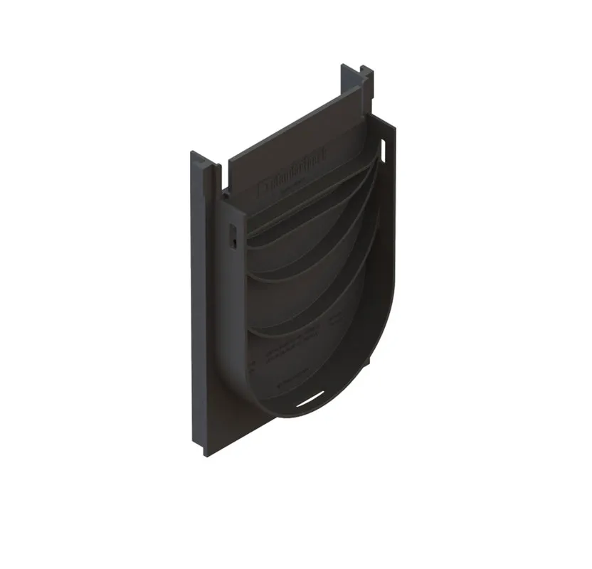 Tevi, fitinguri, robineti si accesorii - Placa capat din polipropilena model BASE, fara stut pentru camin LN100 - 8080 - Vodaland gama Drain