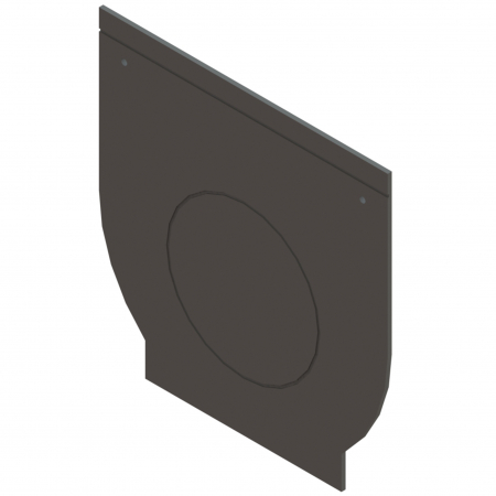 Tevi, fitinguri, robineti si accesorii - Placa capat din polipropilena model BASE, pentru rigola LN150 Hext.200 - Vodaland gama Drain