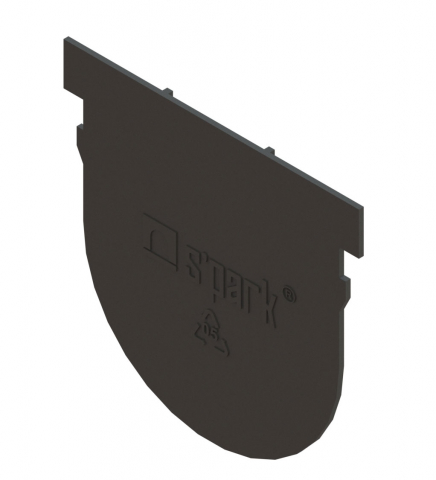 Accesorii - Placa capat din polipropilena model Easy 1, pt rigola LN70 Hext.90 (6822) - Vodaland gama Drain