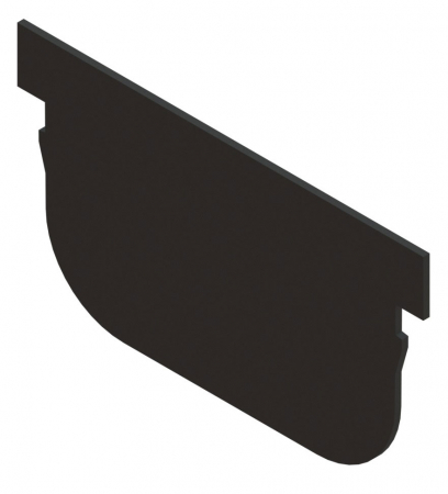 Tevi, fitinguri, robineti si accesorii - Placa capat din polipropilena model Easy 2, pentru rigola LN100 Hext.70 (capat camin-universala) - Vodaland gama Drain