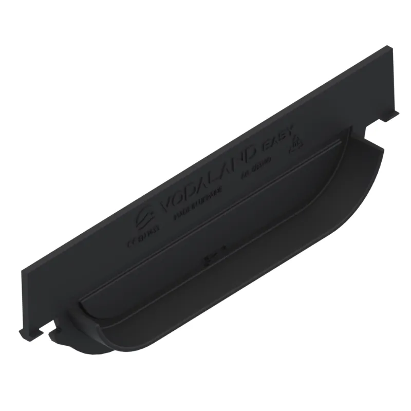 Instalatii de apa si canalizare - Placa capat PP EASY LOW pentru rigola LN100 Hext.40 Vodaland gama Drain