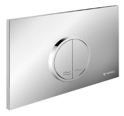 Modul de montaj cu Bazin WC SCHELL Montus C 120 cu clapetă de acţionare Circum cromat lucios [2]