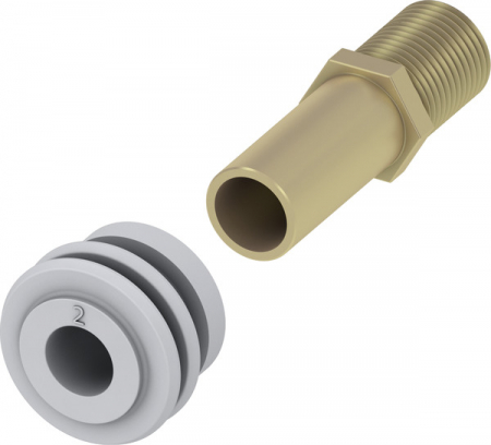 Obiecte sanitare - Stut conectare urinal cu garnitura, 1/2" TECE