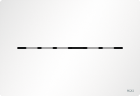 Clapete de actionare - Placa de acoperire TECEsolid WC electronic, alb mat, 6 V