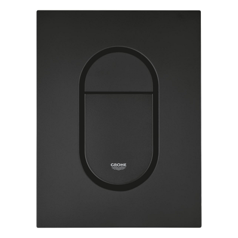 Placa de actionare Grohe Arena Cosmopolitan, marimea S, 130x172mm, dubla actionare, instalare verticala, compatibil cu slx, negru [2]