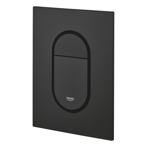 Placa de actionare Grohe Arena Cosmopolitan, marimea S, 130x172mm, dubla actionare, instalare verticala, compatibil cu slx, negru [3]