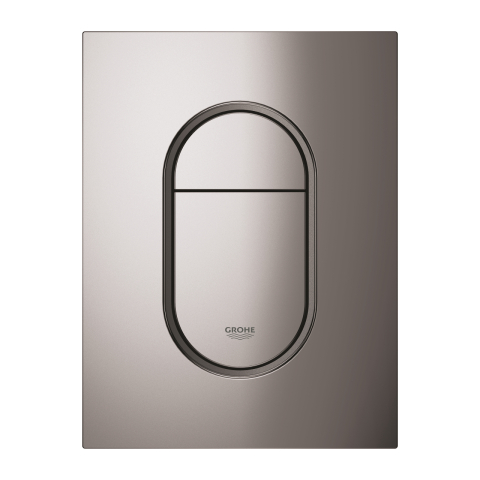 Placa de actionare Grohe Arena Cosmopolitan de perete placa marimea S, dubla actionare, 130 x 172 mm, verticala, antracit [1]