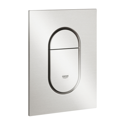 Obiecte sanitare - Placa de actionare Grohe Arena Cosmopolitan S dubla actionare, 130 x 172 mm, verticala, crom mat
