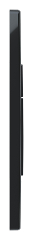 Placa de actionare Grohe even de perete placa, dubla actionare, 156 x 197 mm, verticala sau orizontala, negru lucios [4]
