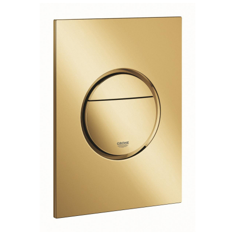 Obiecte sanitare - Placa de actionare Grohe Nova Cosmopolitan WC de perete placa marimea S, dubla actionare, 130 x 172 mm, verticala, auriu lucios