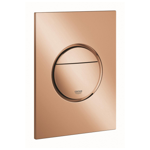 Obiecte sanitare - Placa de actionare Grohe Nova Cosmopolitan WC de perete placa marimea S, dubla actionare, 130 x 172 mm, verticala, cupru lucios