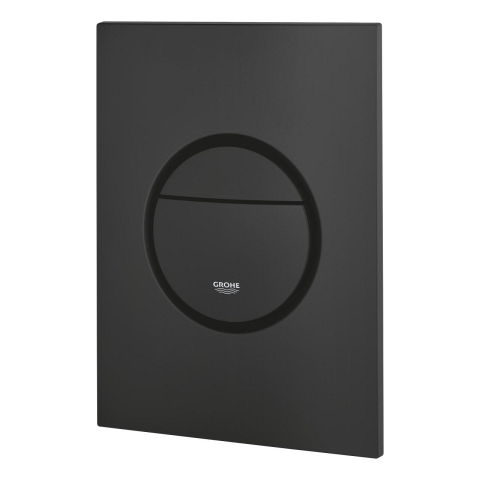 Placa de actionare Grohe Nova Cosmopolitan WC de perete placa marimea S, dubla comanda, instalare verticala, 130 x 172, negru [3]