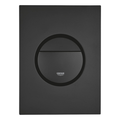 Placa de actionare Grohe Nova Cosmopolitan WC de perete placa marimea S, dubla comanda, instalare verticala, 130 x 172, negru [2]