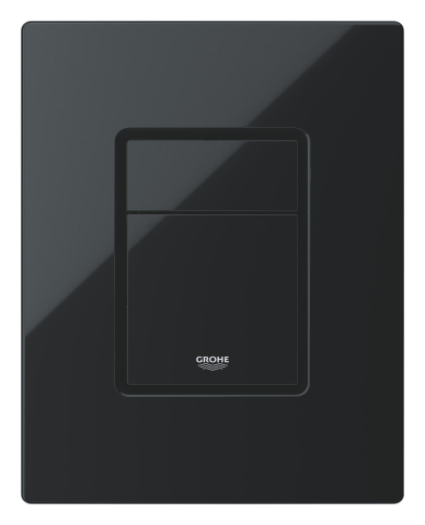 Placa de actionare Grohe Skate Cosmopolitan de perete placa, dubla actionare, verticala sau orizontala, 156 x 197 mm, pt rezervoare Rapid SL si gd 2, negru lucios [5]