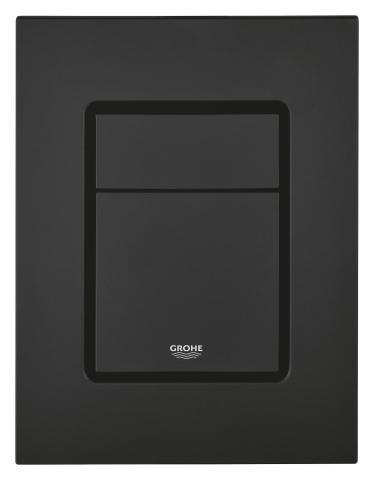 Placa de actionare Grohe Skate Cosmopolitan de perete placa marimea S, dubla actionare, 130 x 172 mm, verticala, negru [6]