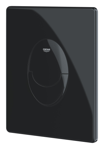 Placa de actionare Grohe Start de perete placa, dubla spalare, verticala, 197x156 mm, abs, negru [4]