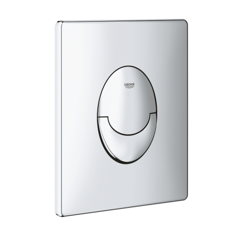 Obiecte sanitare - Placa de actionare Grohe Start dubla comanda, verticala, 156 x 197 mm, crom