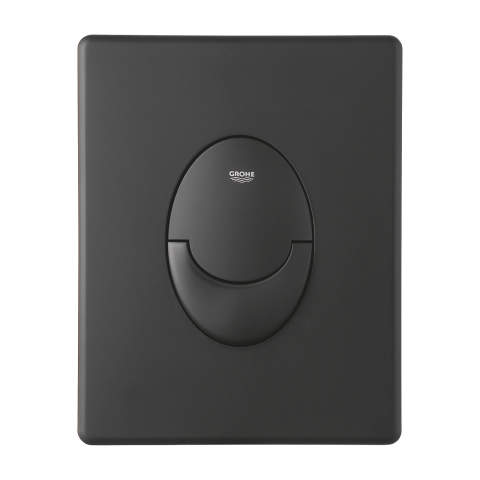 Placa de actionare WC Grohe actuation placa Skate air, dubla spalare, verticala, 156 x 197 mm, negru [3]