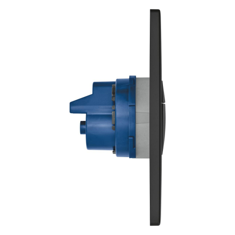 Placa de actionare WC Grohe Nova Cosmopolitan, dubla spalare, reversibila, 156 x 197 mm, negru [2]