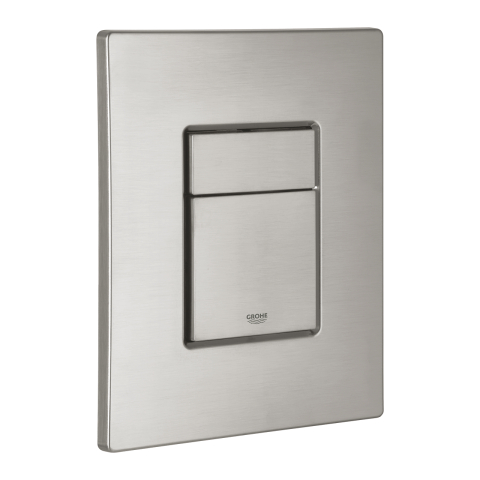 Obiecte sanitare - Placa de actionare WC Grohe Skate Cosmo 197 x 156 mm, dubla actionare, tehnologie reducerea consumului de apa, crom mat