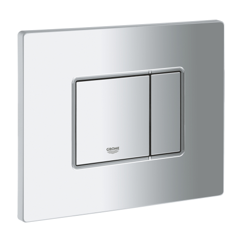 Placa de actionare WC Grohe Skate Cosmo dubla actionare, reversibila, 156 x 197 mm, argintiu [1]