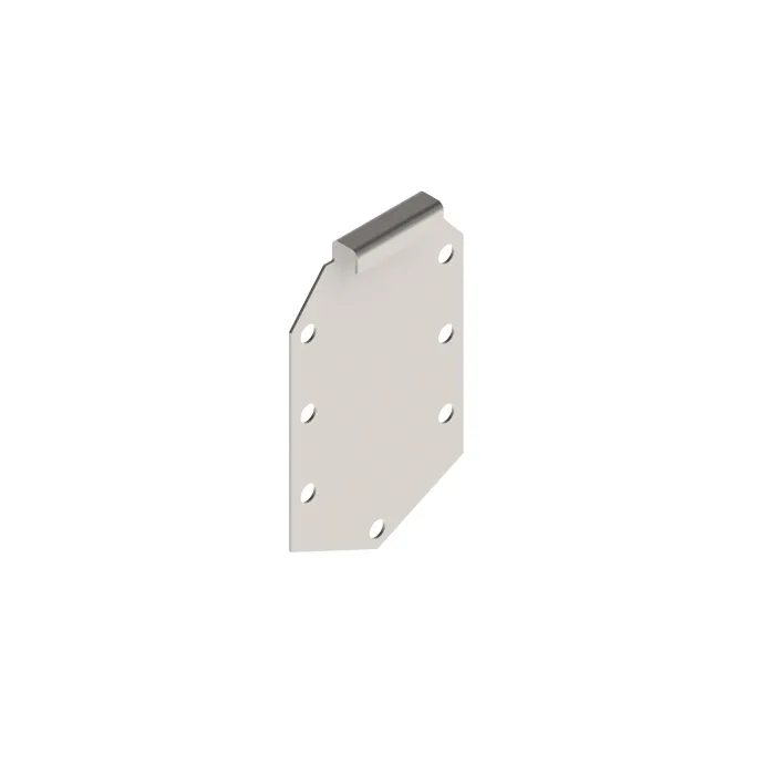 Tevi, fitinguri, robineti si accesorii - Placa de capat din INOX STAINLESS pentru rigola tip Fanta - Vodaland gama Drain