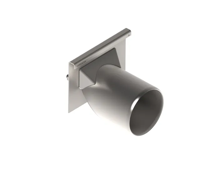 Tevi, fitinguri, robineti si accesorii - Placa de capat din INOX STAINLESS tip A cu stut DN100 pentru rigola LN100 130x160x149 - Vodaland gama Drain