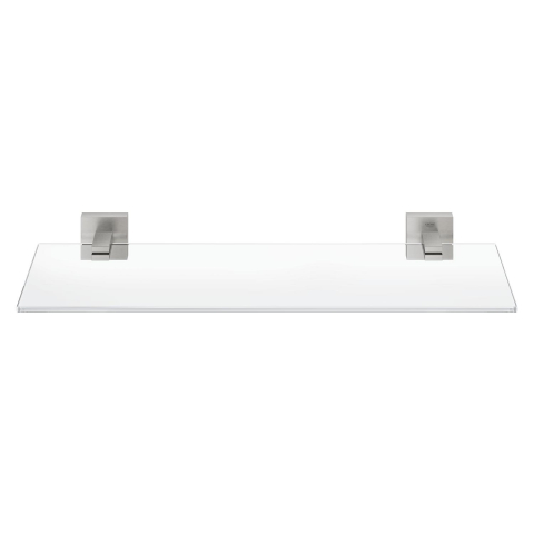 Polita oglinda Grohe Start Cube Shelf 530 mm, montare pe perete, fixare ascunsa, 530 mm lungime, crom mat [1]