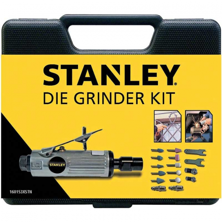 Polizoare - Biax Pneumatic Cu Kit De Accesorii Stanley 160153XSTN, 25.000 rpm, 6 Bar