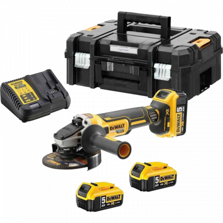 Polizoare - Polizor Unghiular Cu 3 Acumulatori DeWalt DCG405P3