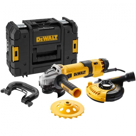 Scule si dispozitive de lucru - Polizor unghiular DeWALT DWE4257KT profesional 1500W Ø125mm set pentru suprafete