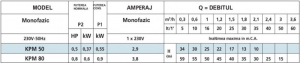 Pompa periferica, 0.6 Kw, 59 mCA, Speroni KPM 80 [2]