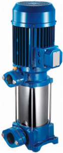 Pompe de suprafata ape curate - Pompa centrifuga verticala, multietajata, 1.87 Kw, 59.2 mCA, 400V, Foras P 9V-250/5 T