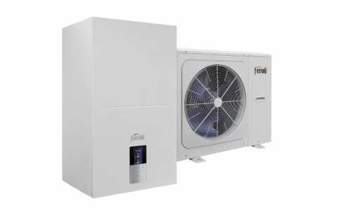 Pompe de caldura Aer-Apa - Pompa de caldura aer-apa split trifazat R32 12 kw Ferroli OMNIA S 3.2 HI3 12T