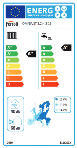 Pompa de caldura aer-apa split 16 kw cu boiler intergrat de 240 litri Ferroli OMNIA ST 3.2 HI3 16 [2]