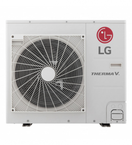 Pompe de caldura Aer-Apa - Pompa de caldura aer-apa tip split 7 kw R32 monofazata cu rezervor de apa calda 200l LG model Therma V IWT