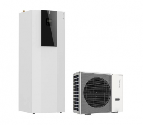 Pompe de caldura Aer-Apa - Pompa de caldura aer-apa tip split cu boiler integrat 250 litri Clivet SPHERA EVO TOWER 2.0 R32 8,3 kw