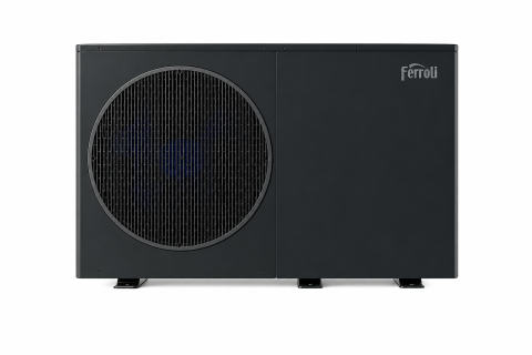 Incalzire - Pompa de caldura reversibila aer-apa monobloc Ferroli OMNIA LIFE M 14 KW trifazata R290 compresor inverter DC