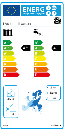 Pompa de caldura sol-apa, 11 kW, boiler de 185 litri, VAILLANT VWF 118/4 flexoCOMPACT Exclusive [5]
