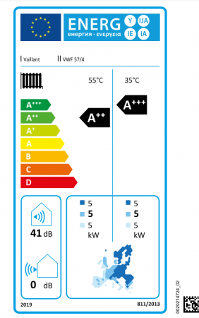 Pompa de caldura sol-apa, 5 kW, VAILLANT VWF 57/4 flexoTHERM Exclusive [2]