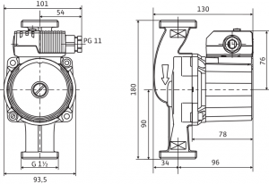 Pompa de recirculare Star Z 25/2 EM, Wilo [1]
