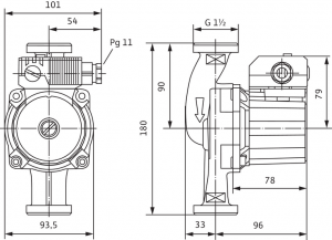 Pompa de recirculare Star Z 25/6-3, Wilo [1]