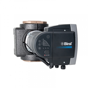 Echipamente de incalzire si producere ACM - Pompa electronica de inalta eficienta, pentru recirculare apa calda de consum, Biral model ModulA 25-4 180 BLUE, echipata cu izolatie termica