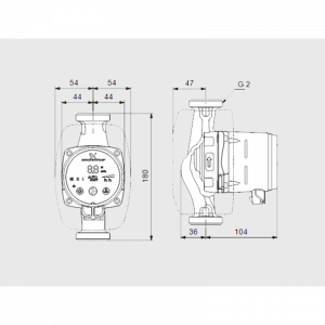 Pompa recirculare 180 mm Grundfos model Alpha2 32-60 180 [1]
